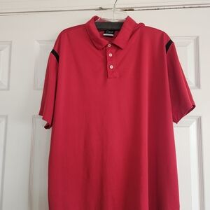 Nike Red Polo Shirt with Black Accents